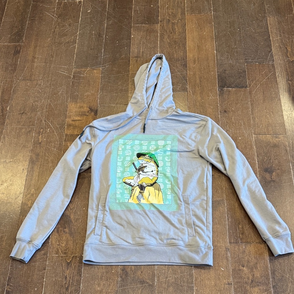 Airwalk Light Gray Hoodie with Graphic Design